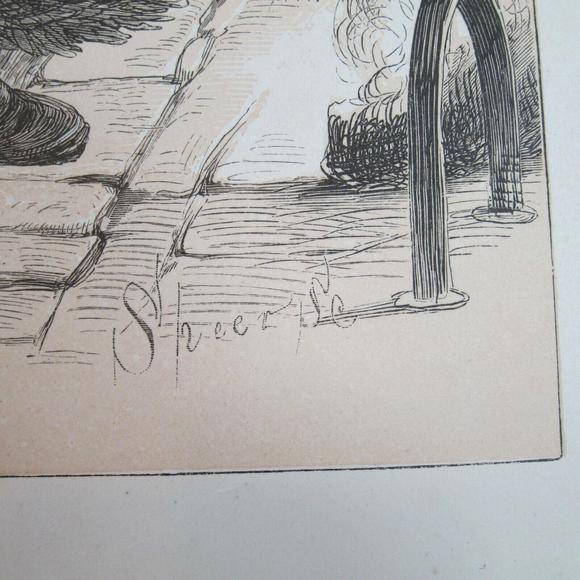 Antique 1873 Wood Engraving Print After the Frolic by John S. Davis, The Aldine - Picture 9 of 12